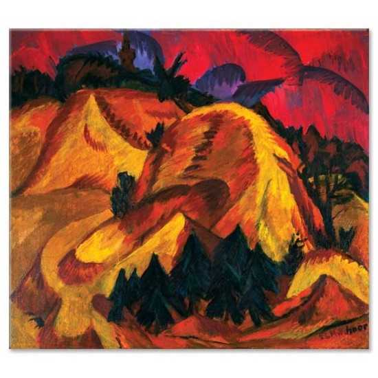 Ernst Ludwig Kirchner - Sand Hills in Engadine, 1918