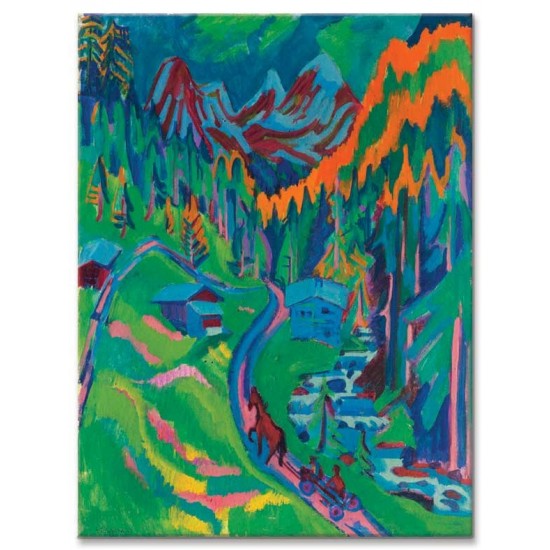 Ernst Ludwig Kirchner - Sertig Path in Summer - 1924