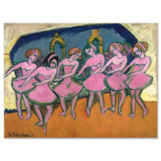 Ernst Ludwig Kirchner - Six Dancers, 1911