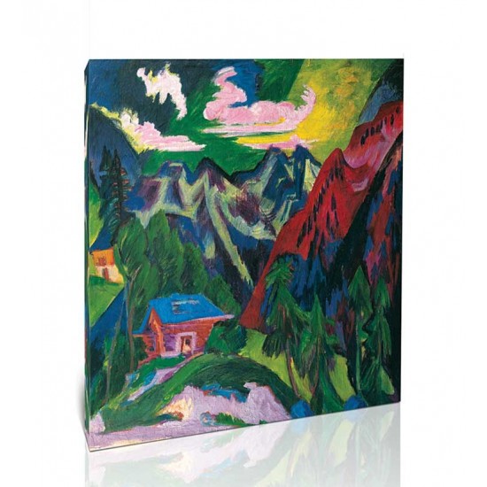 Ernst Ludwig Kirchner - The Klosters Mountains, 1923