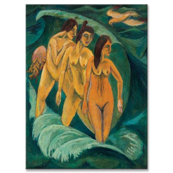 Ernst Ludwig Kirchner - Three Bathers