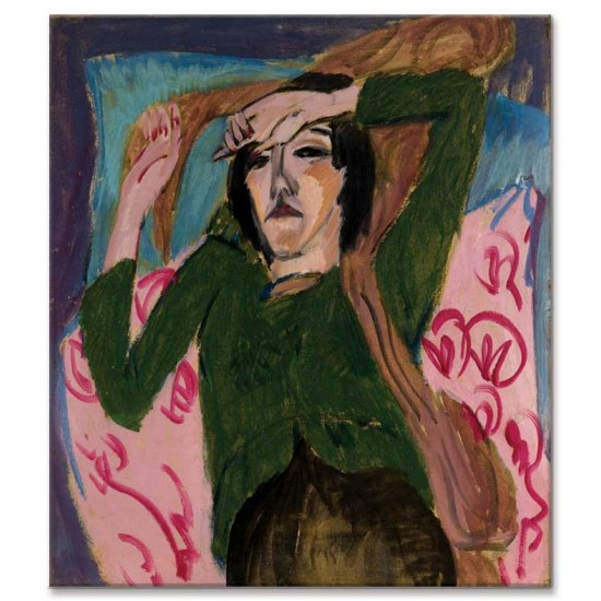 Ernst Ludwig Kirchner - Woman in a Green Jacket