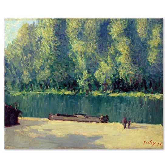 גדות נהר הלואן - Alfred Sisley