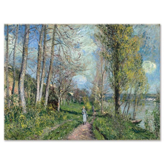 גדות הסיין - Alfred Sisley