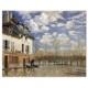 סירה בשיטפון, פורט מארלי - Alfred Sisley