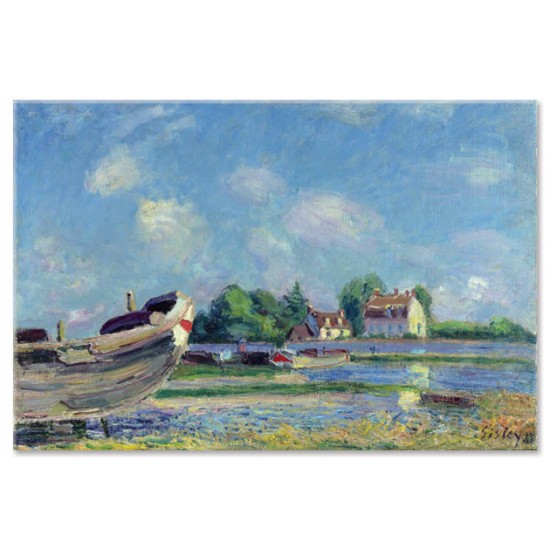 סירות בתיקון, סנט ממס - Alfred Sisley