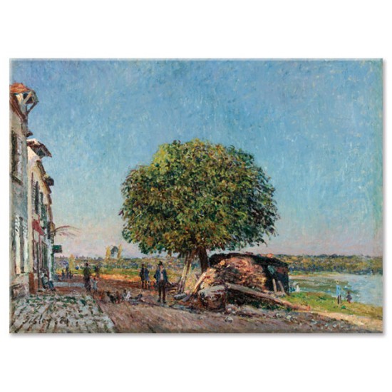 עץ ערמונים בסנט ממס - Alfred Sisley