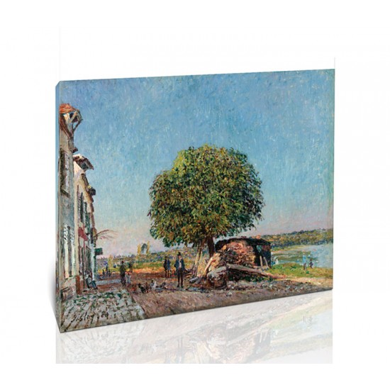 עץ ערמונים בסנט ממס - Alfred Sisley