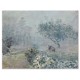 בוקר ערפילי - Alfred Sisley