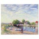 אווזים בסנט ממס - Alfred Sisley