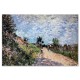 שביל על גבעה - Alfred Sisley