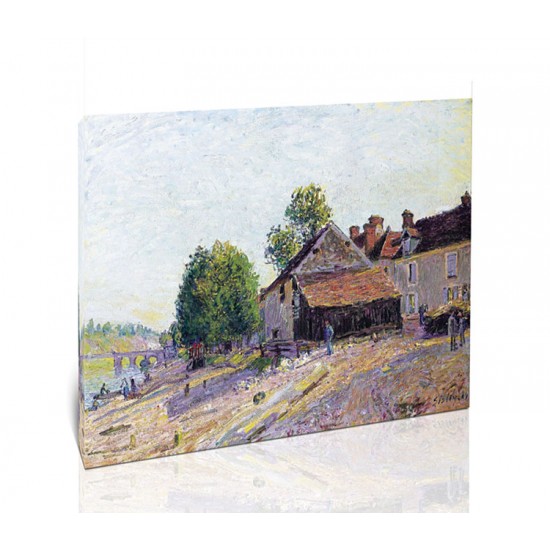 נוף ליד מורה - Alfred Sisley