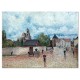 מורה בגשם - Alfred Sisley