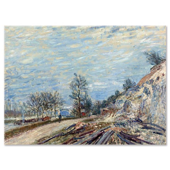 הדרך ממורה - Alfred Sisley