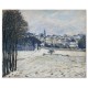 שלג במרלי לה רוי - Alfred Sisley