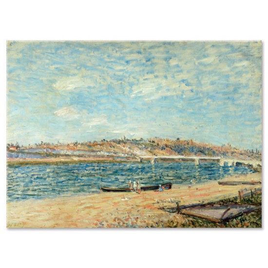 הגדה בסנט ממס - Alfred Sisley