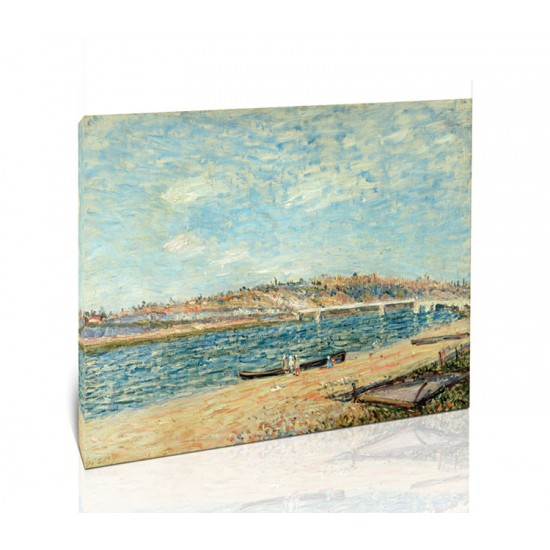 הגדה בסנט ממס - Alfred Sisley