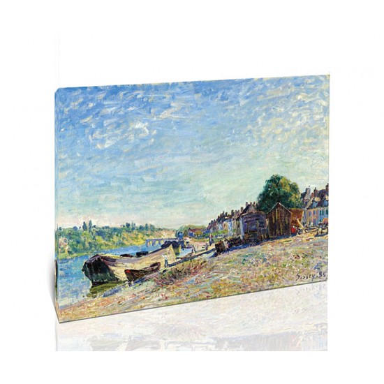 גדות הלואן בסנט ממס - Alfred Sisley