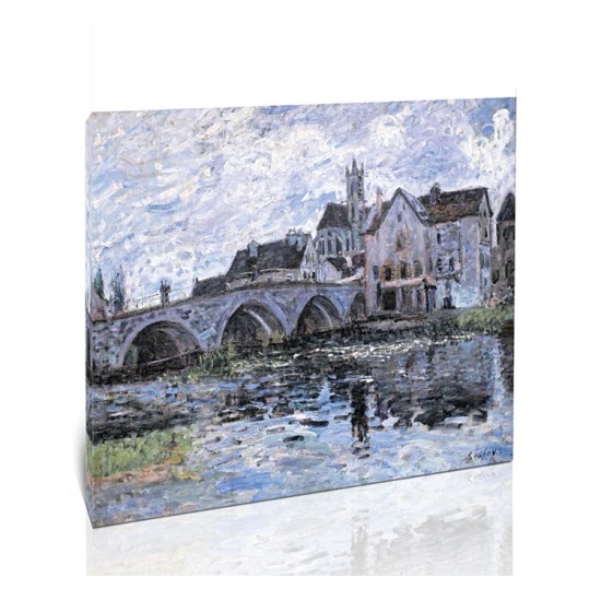 הגשר במורה סור לואן - Alfred Sisley