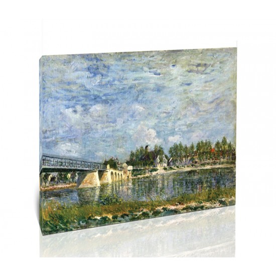 הגשר בסנט ממס - Alfred Sisley