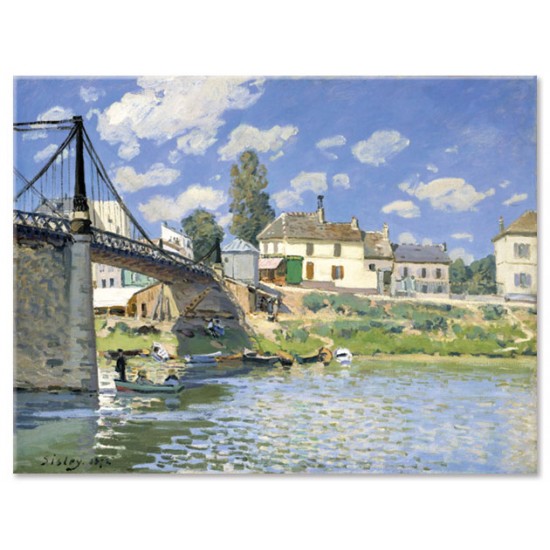 הגשר בוילנו לה גרנה - Alfred Sisley