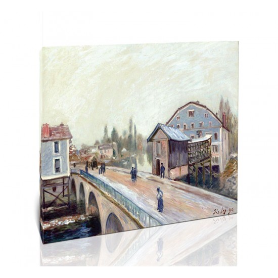 הגשר במורה - Alfred Sisley