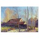 טחנות הקמח במורה, כפור, ערב - Alfred Sisley