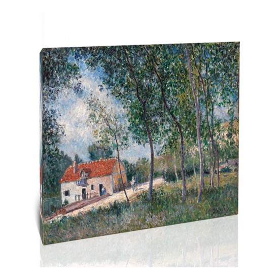 הדרך ממורה לסנט ממס - Alfred Sisley