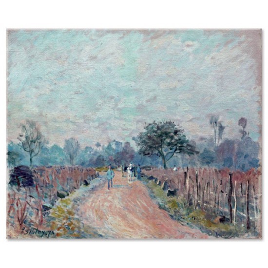 הדרך מפרוניי לבוגיוול - Alfred Sisley