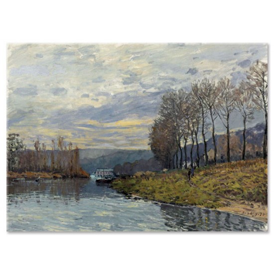 הסיין בבוגיוול - Alfred Sisley