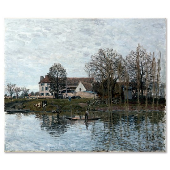 הסיין בפורט מארלי - Alfred Sisley