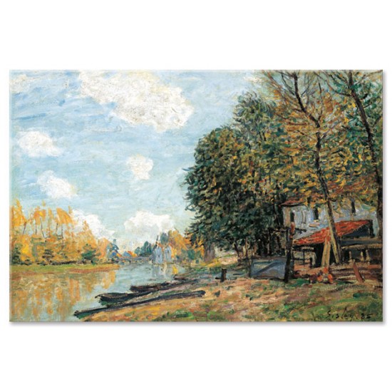 גדות הלואן - Alfred Sisley