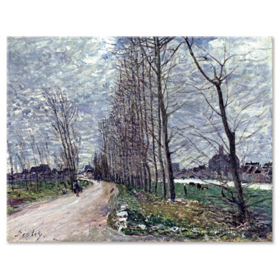 הנוף של מורה סור לואן - Alfred Sisley