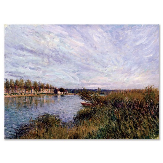 הנוף בסנט ממס - Alfred Sisley