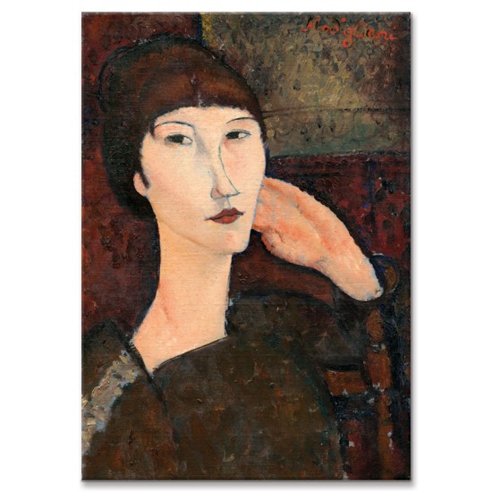 אדריאן (אישה עם פוני) - Amedeo Modigliani