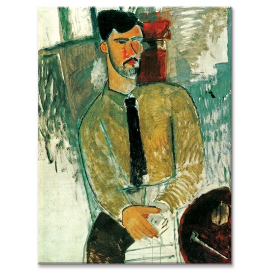 דיוקן של הנרי לורנס - Amedeo Modigliani