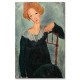 אישה עם שיער אדום - Amedeo Modigliani