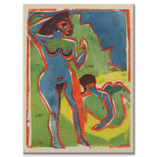 Ernst Ludwig Kirchner - Bathing Women 1910