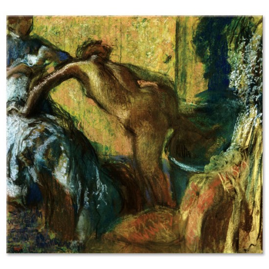 אחרי האמבט - Edgar Degas