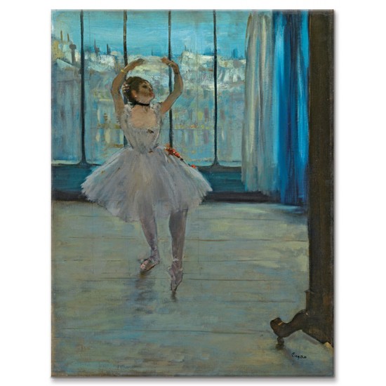 רקדנית מדגמנת לצלם - Edgar Degas