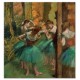 רקדניות בורוד וירוק - Edgar Degas