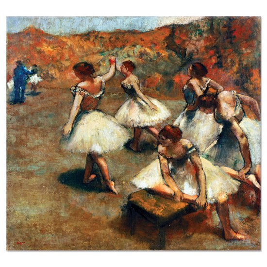 רקדניות על הבמה - Edgar Degas