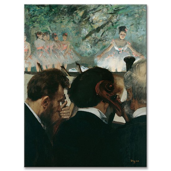 נגנים בתזמורת - Edgar Degas