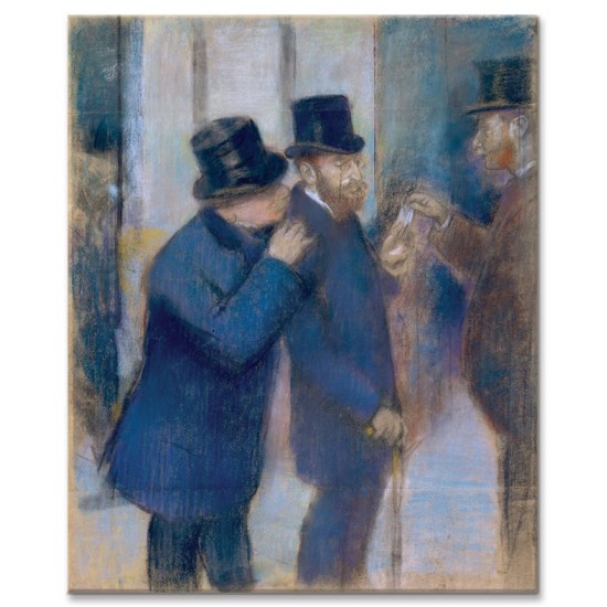 פורטרטים בבורסה - סקיצה - Edgar Degas