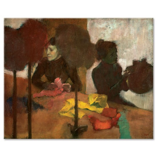 אצל הכובען - Edgar Degas