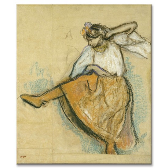 הרקדנית הרוסייה - סקיצה - Edgar Degas