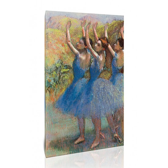 שלוש רקדניות בחצאיות סגולות - Edgar Degas