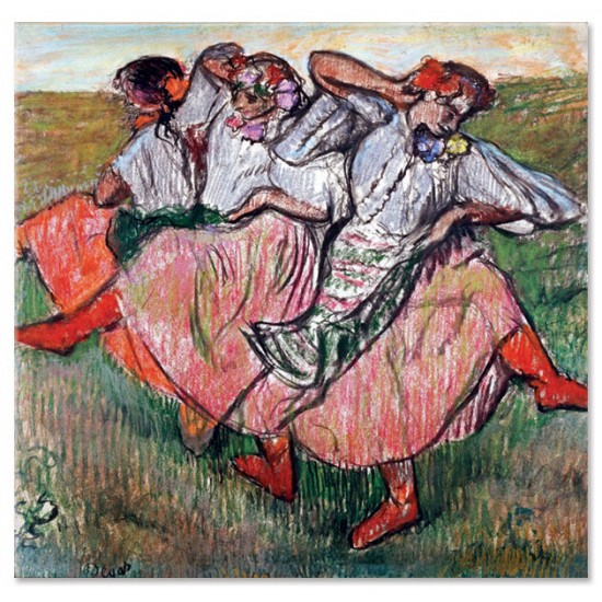 שלוש רקדניות רוסיות - Edgar Degas