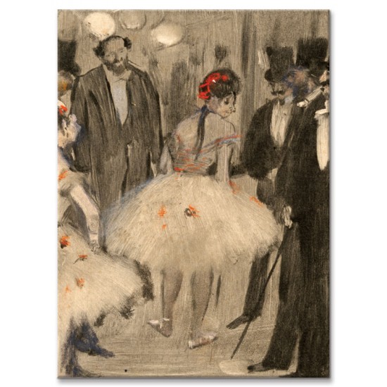 גברים מתפעלים מוירגיניה - Edgar Degas