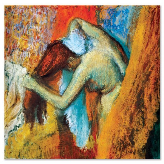 אישה מנגבת את עצמה - Edgar Degas